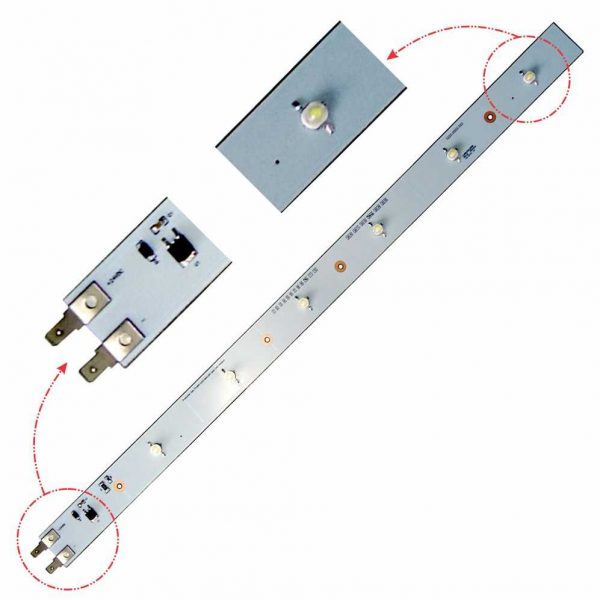 REGUA LED 8W 24V 55 CM