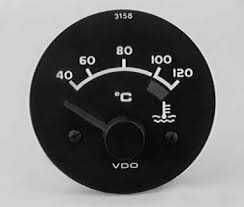RELOGIO TEMPERATURA ELET. MBB 40-100C 12V NUMERICO 1/2 LUA