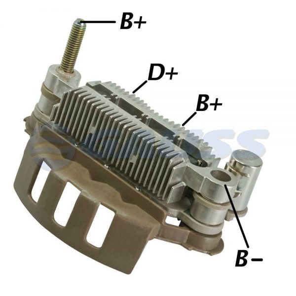 PLACA DIODO ALTERNADOR P/ SONATA 85A MITSUBISHI A003T00692