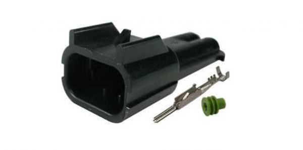 CHICOTE MOTOR MAQUINA VIDRO 2 VIAS MACHO TC9022061