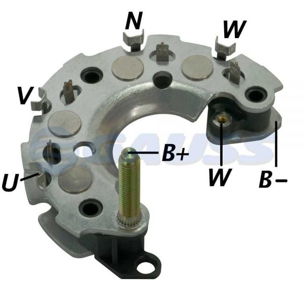 PLACA DIODO ALTERNADOR P/ LAND ROVER PALIO BRAVA 63623701