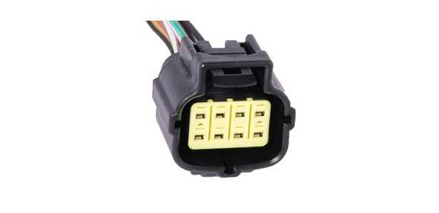 CHICOTE 8 VIAS P/ ECONOSEAL FEMEA 1.6 MM CONECTOR