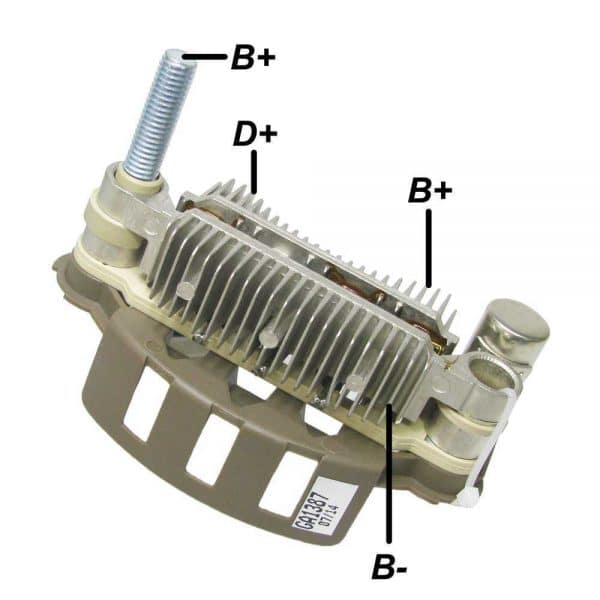 PLACA DIODO ALTERNADOR P/ MITSUBISHI L200 93/01 85A A2T33891