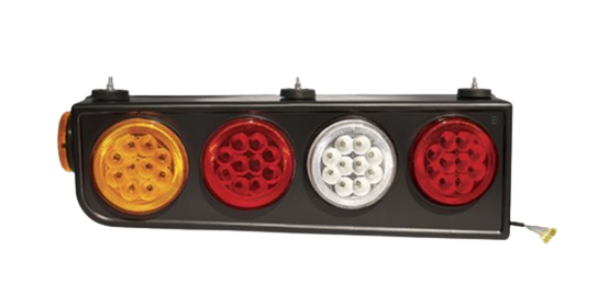 LANTERNA TRASEIRA P/ RANDON C/ 4 LANTERNAS 10 LEDS BIVOLT LE