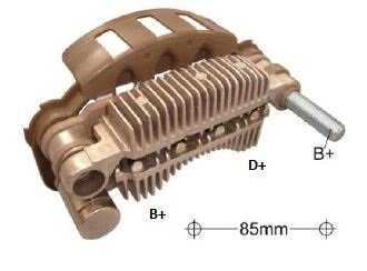 PLACA DIODO ALTERNADOR P/ MITSUBISHI L200 93/01 85A A2TA0991