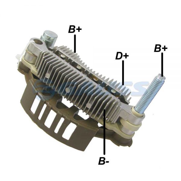 PLACA DIODO ALTERNADOR P/ MITSUBISHI PAJERO 3.2 12V 95A