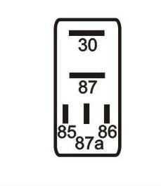 MINI RELE AUX. 12V 5 TERM. 10/20A