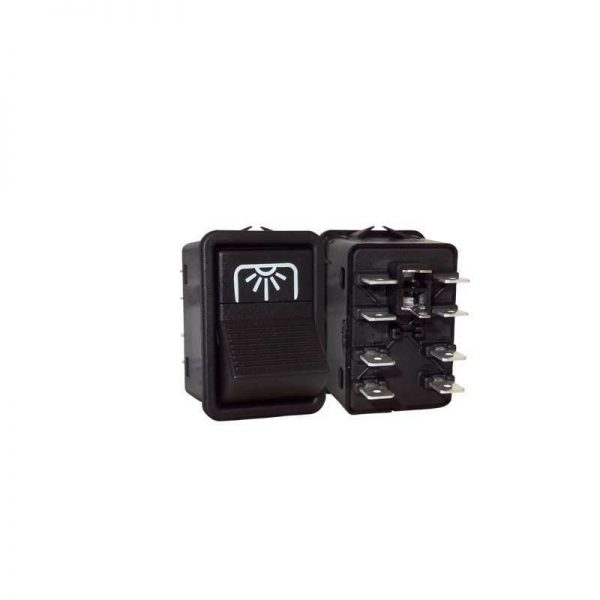 INTERRUPTOR LUZ TECLA P/ MBB MARCOPOLO CAMINHAO ONIBUS 24V