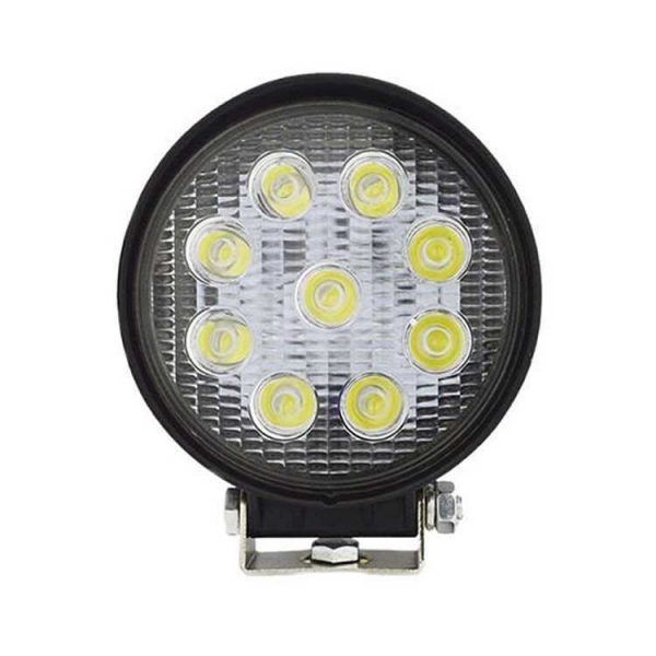 FAROL AUXILIAR 9 LEDS REDONDO BI-VOLT 22MM SLIM