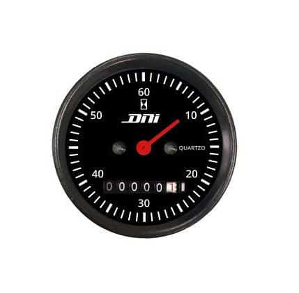 HORIMETRO FUNDO PT ARO PT 52MM BIVOLT UNIVERSAL DNI4500