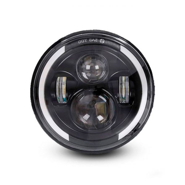 FAROL LED MODELO JEEP 40 WATTS 175 MM OLHO DE ANJO
