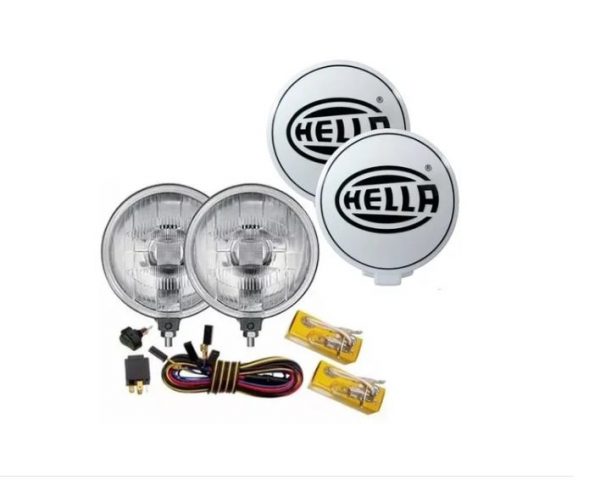 FAROL AUXILIAR COMET 500 WHITE COM LAMPADA H3 E CAPA