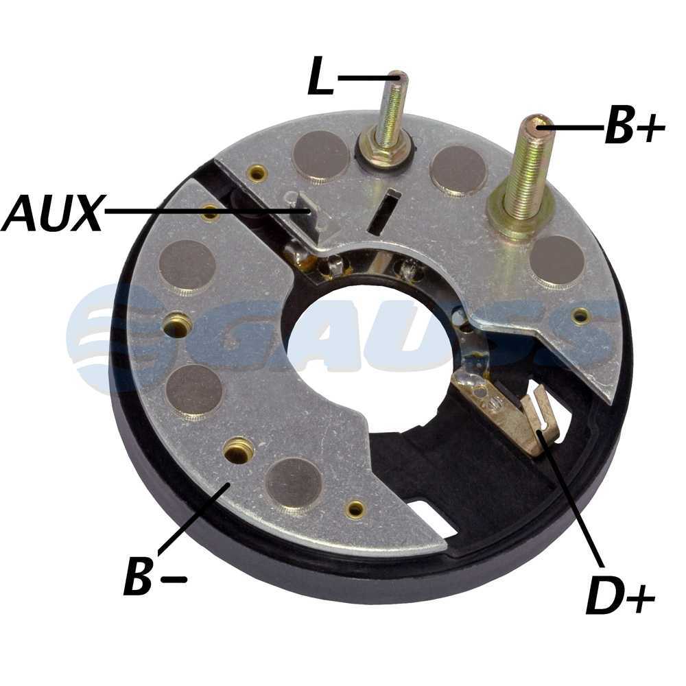 PLACA DIODO ALTERNADOR P/ FORD GOL PARATI ESCORT 9120080501