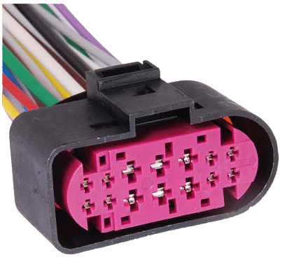 CHICOTE 14 VIAS P/ REPARO CONECTOR AUXILIAR FEMEA
