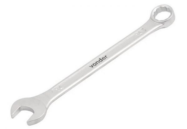 CHAVE COMBINADA 14MM CRV ACO CROMO VANADIO RETA 171MM
