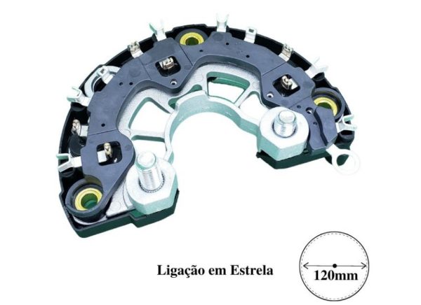 PLACA DIODO ALTERNADOR P/ IVECO DAILY PALIO STRADA 120A