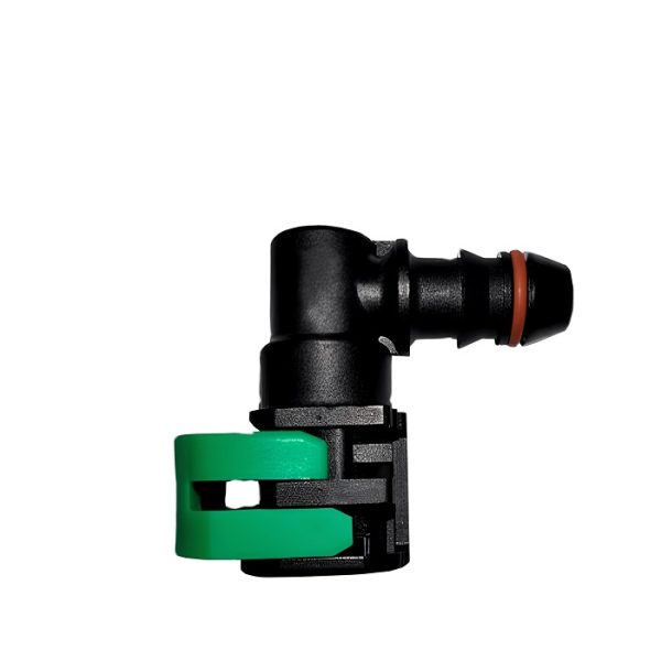 CONECTOR 5/16″ X 3/8″ 90° ENGATE RAPIDO C/ ANEL
