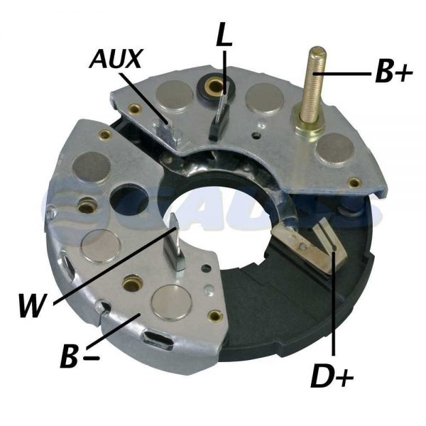 PLACA DIODO ALTERNADOR P/ FORD MBB F1000 SPRINTER 70A