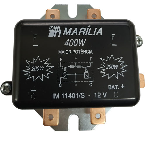 RELE FAROL DUPLO UNIVERSAL 12V 0986332500