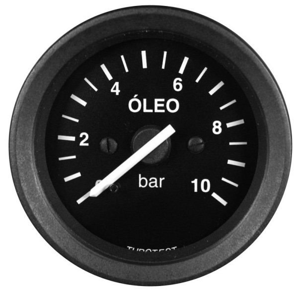 RELOGIO PRESSAO OLEO MECANICO 60MM 0-10 BAR S/ CABO