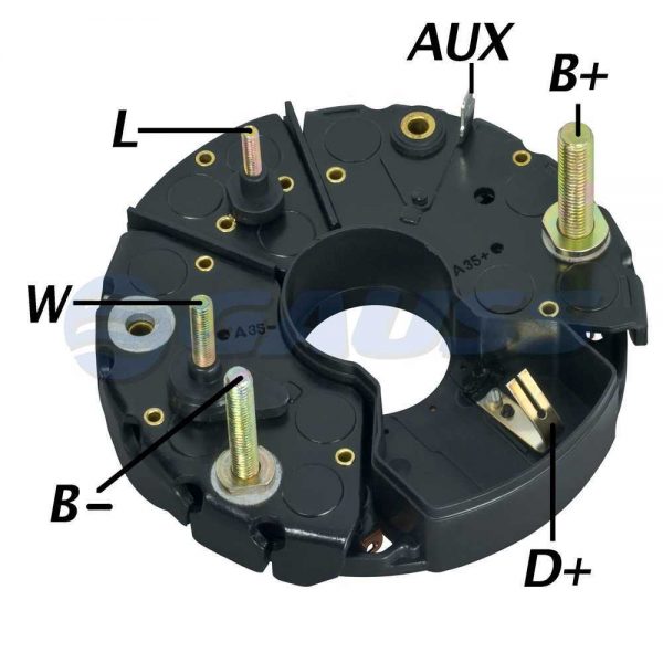 PLACA DIODO ALTERNADOR P/ IVECO MBB 90A 1127320995