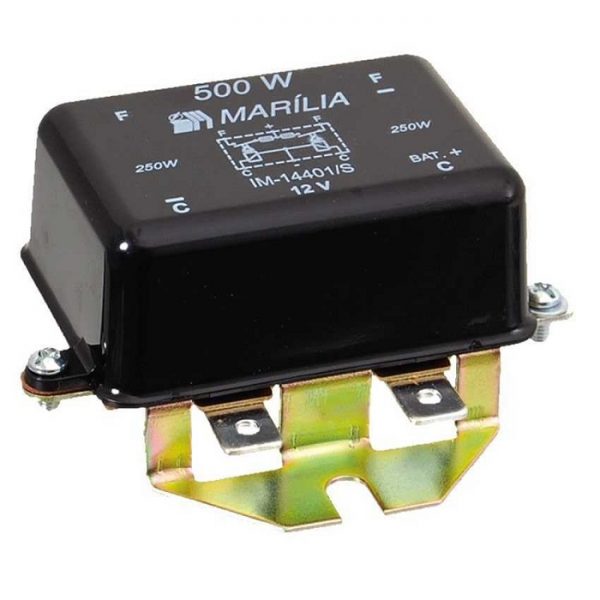 RELE FAROL DUPLO UNIVERSAL 12V 500W (CAIXA AMARELA)