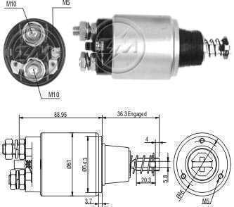 AUTOMATICO P/ FIAT ALLIS/KOMATSU JF 24V VED. OLEO 9330081036