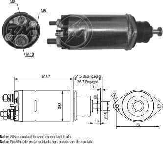 AUTOMATICO P/ FIAT ALLIS 28MT 24V 10483810