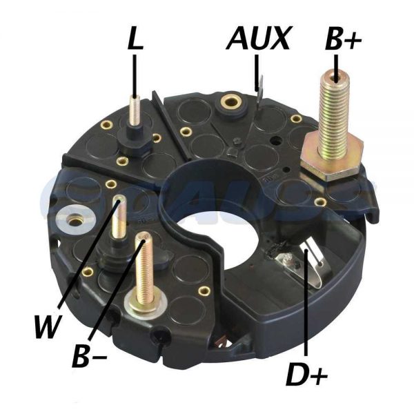 PLACA DIODO ALTERNADOR P/ CS TRATORES 135A 24V 1127320920