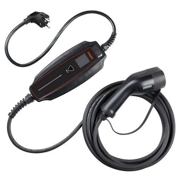 CARREGADOR PORTATIL PARA VEICULO ELETRICO 7 PINOS 6-16A 240V